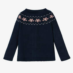 Paloma de la O-Синий кардиган для девочек | Childrensalon Outlet