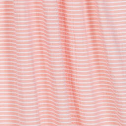 Paloma de la O-Girls Pink Cotton Striped Dress | Childrensalon Outlet