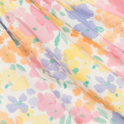 Paloma de la O-Girls Yellow Floral Cotton Dress | Childrensalon Outlet