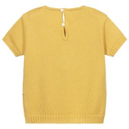 Paloma de la O-Желтый свитер с жирафом | Childrensalon Outlet