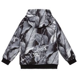 Pan Con Chocolate-Boys Black & Grey Zip-Up Top | Childrensalon Outlet