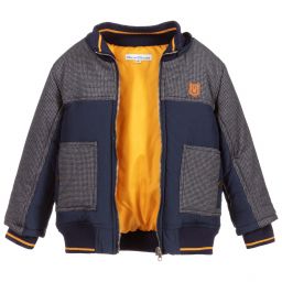 بان كون شوكولا-Boys Blue Hooded Jacket | Childrensalon Outlet