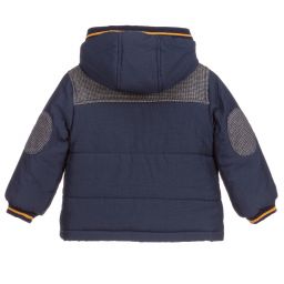 Pan Con Chocolate-Boys Blue Padded Jacket | Childrensalon Outlet