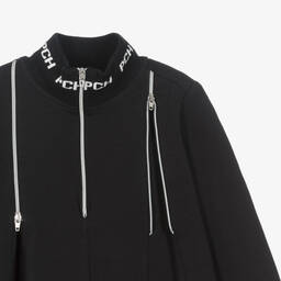 بان كون شوكولا-Girls Black Cotton Jersey Dress | Childrensalon Outlet