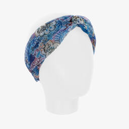 Pan Con Chocolate-Голубая повязка на голову из тюля с цветами | Childrensalon Outlet