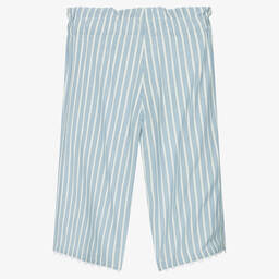 Pan Con Chocolate-Брюки в бело-голубую полоску | Childrensalon Outlet