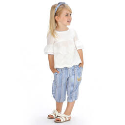 Pan Con Chocolate-Girls Cotton Culottes | Childrensalon Outlet