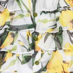 Pan Con Chocolate-Girls Floral Print Blouse | Childrensalon Outlet