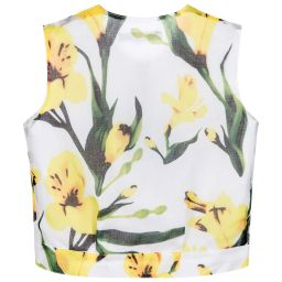 Pan Con Chocolate-Girls Floral Print Blouse | Childrensalon Outlet