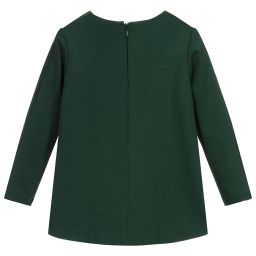 Pan Con Chocolate-Girls Green & Beige Top | Childrensalon Outlet