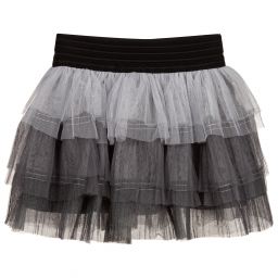 Pan Con Chocolate-Girls Grey Tutu Skirt | Childrensalon Outlet