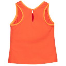 Pan Con Chocolate-Girls Red Sleeveless Top | Childrensalon Outlet