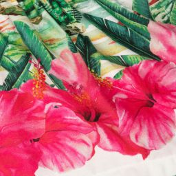 Pan Con Chocolate-Белая хлопковая юбка для девочек | Childrensalon Outlet