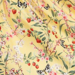 Pan Con Chocolate-Girls Yellow Cotton Dress | Childrensalon Outlet