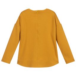 Pan Con Chocolate-Girls Yellow Sparkle Top | Childrensalon Outlet