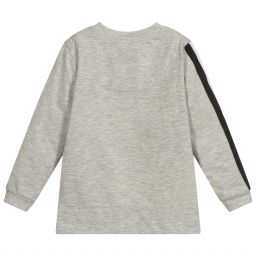 Pan Con Chocolate-Grey Cotton Boxing T-Shirt | Childrensalon Outlet