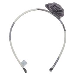Pan Con Chocolate-Grey & White Hairband | Childrensalon Outlet