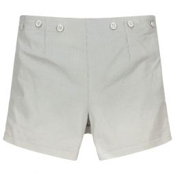Pan Con Chocolate-Pink & Grey Shorts Set | Childrensalon Outlet