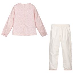 بان كون شوكولا-Pink & Ivory Outfit Set | Childrensalon Outlet