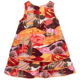 Pan Con Chocolate-Pink & Orange Desert Dress | Childrensalon Outlet