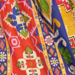 Pan Con Chocolate-Red & Yellow Cotton Dress | Childrensalon Outlet