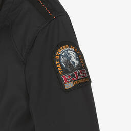 Parajumpers-Boys Black Short Hooded Jacket | Childrensalon Outlet