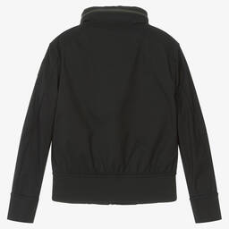 Parajumpers-Boys Black Short Hooded Jacket | Childrensalon Outlet