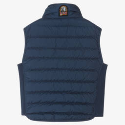 Parajumpers-Boys Blue Down Puffer Gilet | Childrensalon Outlet