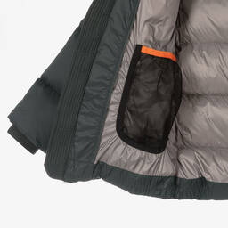 Parajumpers-Boys Dark Green Hooded Down Jacket | Childrensalon Outlet