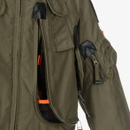 Parajumpers-Boys Green Down Padded Jacket | Childrensalon Outlet