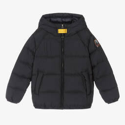 Parajumpers-Синий пуховик с капюшоном для мальчиков | Childrensalon Outlet