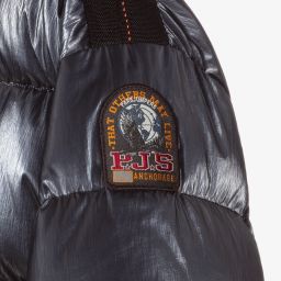 Parajumpers-Girls Grey Down Padded Jacket | Childrensalon Outlet