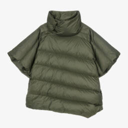 Parajumpers-Роскошная зеленая стеганая накидка для девочек | Childrensalon Outlet