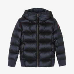 Parajumpers-Girls Navy Blue Down Puffer Jacket | Childrensalon Outlet