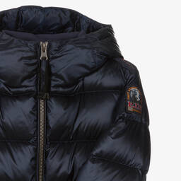 Parajumpers-Girls Navy Blue Down Puffer Jacket | Childrensalon Outlet