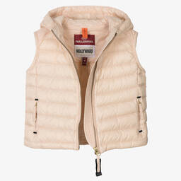 Parajumpers-Girls Pink Down Puffer Gilet | Childrensalon Outlet