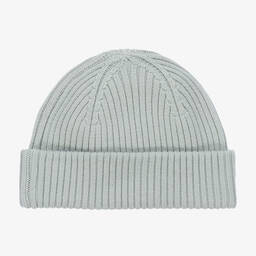 باراجمبرز-قبعة مزيج صوف مارينو محبوك لون أخضر | Childrensalon Outlet