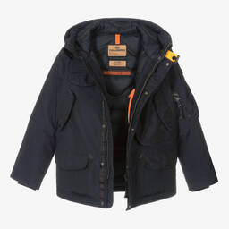 Parajumpers-Teen Boys Blue Down Jacket | Childrensalon Outlet