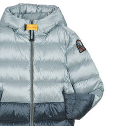 Parajumpers-Teen Boys Blue Hooded Down Jacket | Childrensalon Outlet