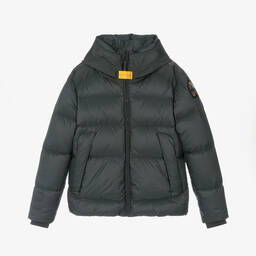 باراجمبرز-جاكيت هودي مبطن لون أخضر داكن تينز ولادي | Childrensalon Outlet