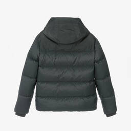 باراجمبرز-جاكيت هودي مبطن لون أخضر داكن تينز ولادي | Childrensalon Outlet