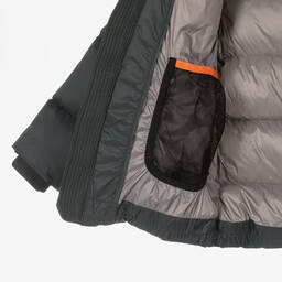 باراجمبرز-جاكيت هودي مبطن لون أخضر داكن تينز ولادي | Childrensalon Outlet