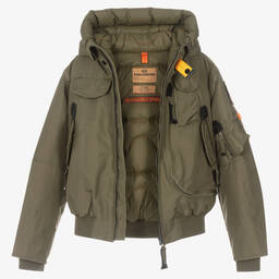 Parajumpers-Teen Boys Green Down Jacket | Childrensalon Outlet