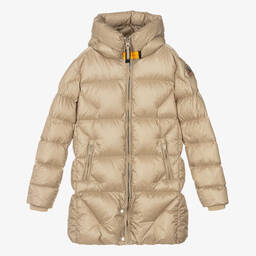 Parajumpers-Teen Girls Beige Puffer Coat | Childrensalon Outlet