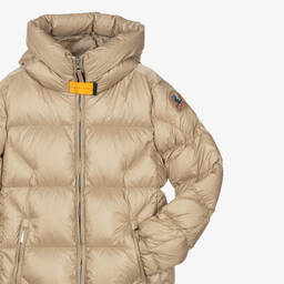 Parajumpers-Teen Girls Beige Puffer Coat | Childrensalon Outlet