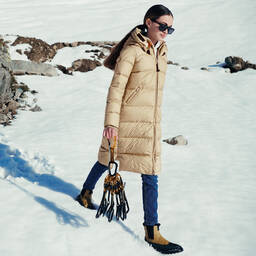 Parajumpers-Teen Girls Beige Puffer Coat | Childrensalon Outlet