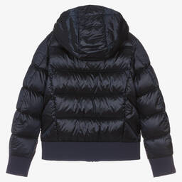 Parajumpers-Teen Girls Navy Blue Down Puffer Jacket | Childrensalon Outlet