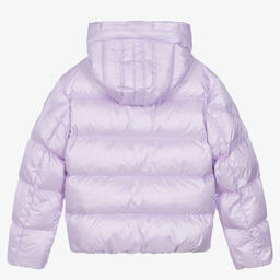 Parajumpers-Teen Girls Purple Hooded Down Jacket | Childrensalon Outlet