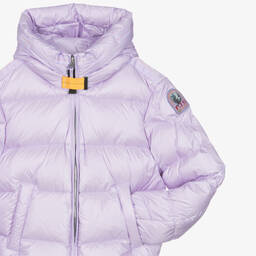 Parajumpers-Teen Girls Purple Hooded Down Jacket | Childrensalon Outlet