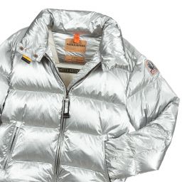 Parajumpers-Teen Silver Logo Puffer Jacket | Childrensalon Outlet